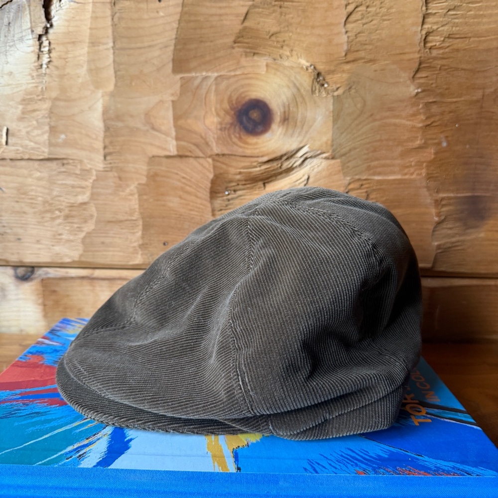 Vintage Burberry Corduroy Flat Cap
